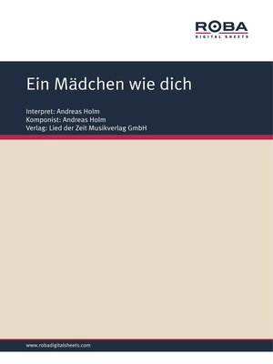 cover image of Ein Mädchen wie dich